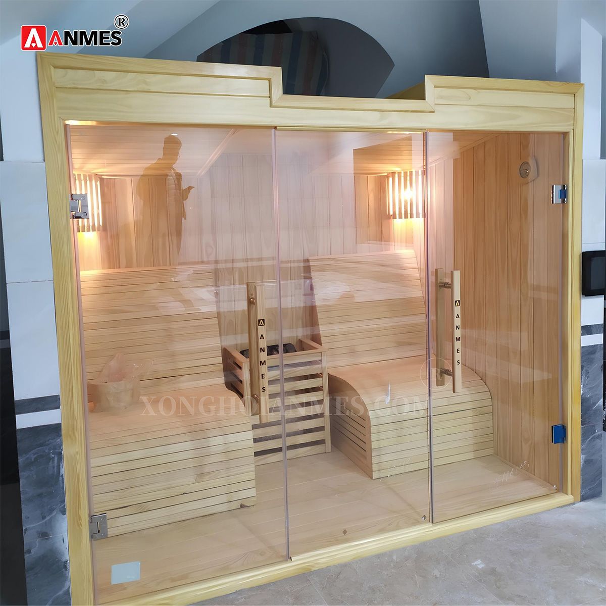 Thiết kế phòng xông hơi khô tại biệt thự Bắc Ninh
