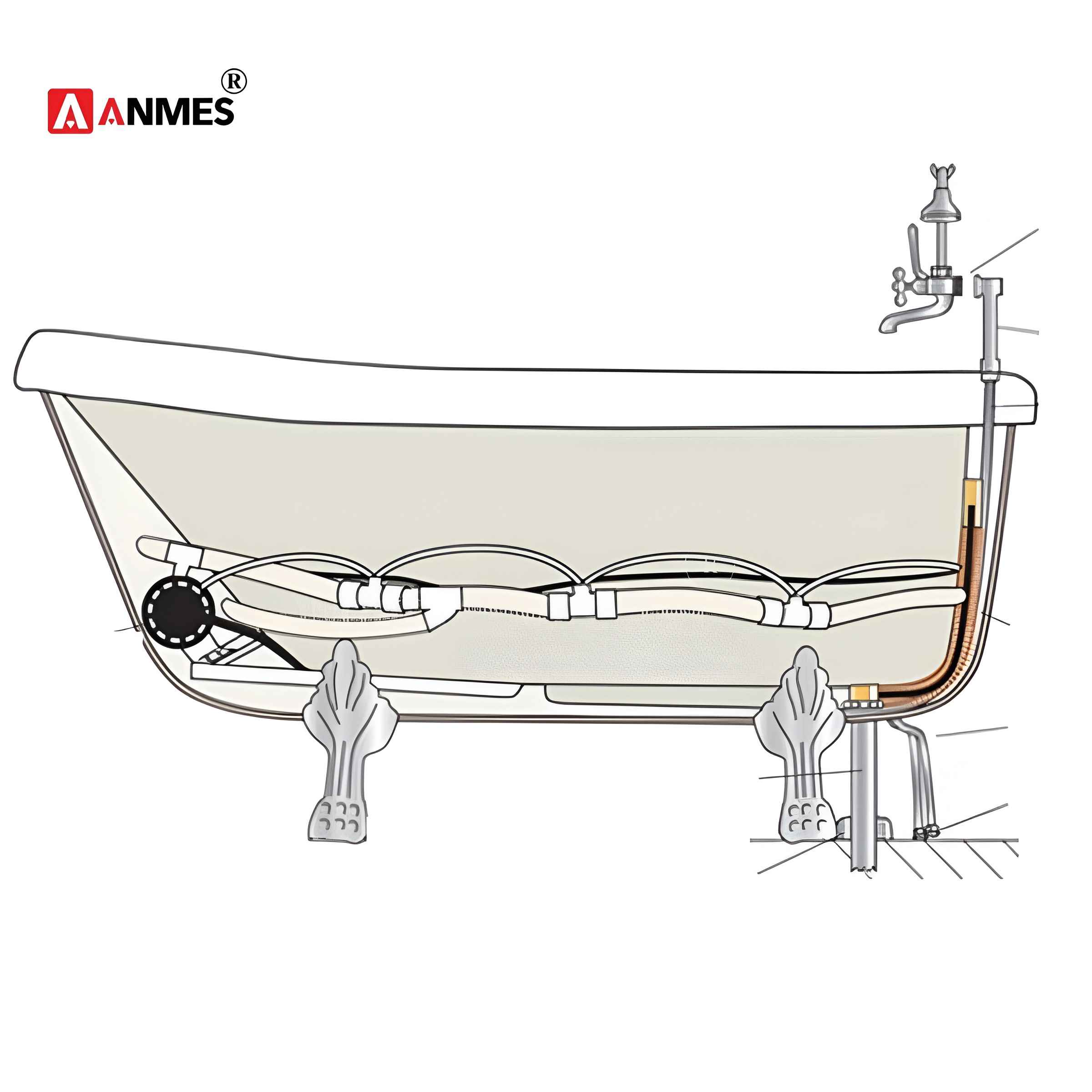 Hướng dẫn cách đi ống nước cho bồn tắm chuẩn kỹ thuật