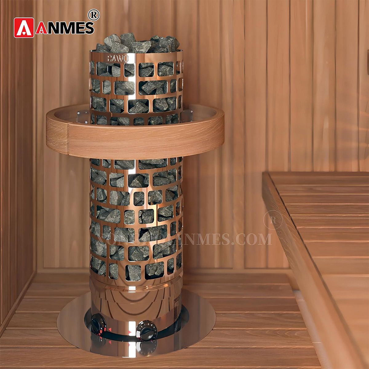 Máy xông hơi Sawo Aries Round công nghệ Phần lan tiên tiến