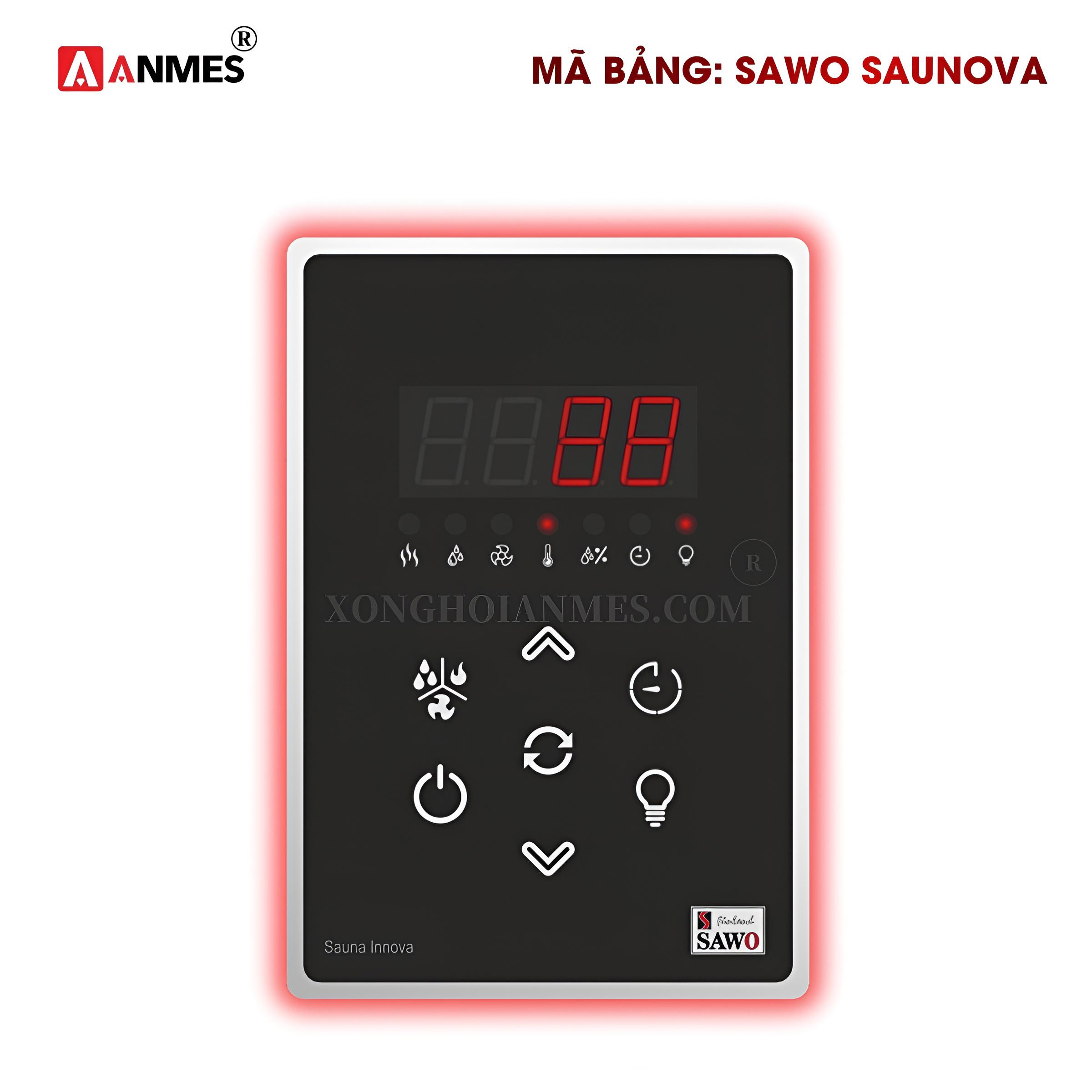 Hướng dẫn sử dụng bảng điều khiển Sawo Saunova