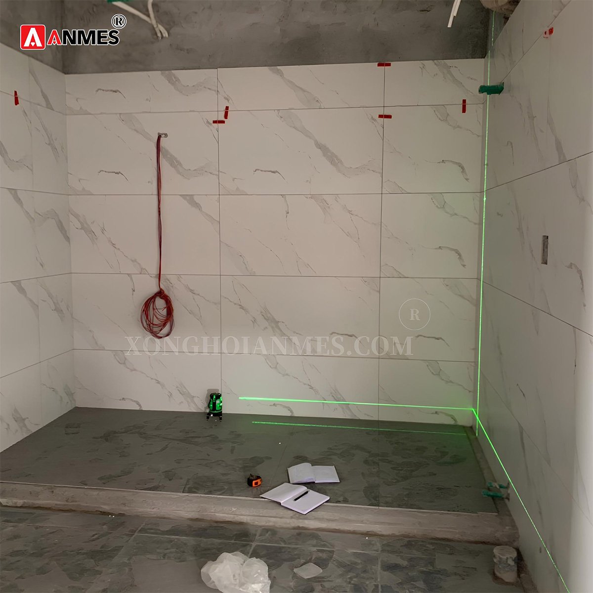 Không gian lắp đặt xông khô và xông ướt