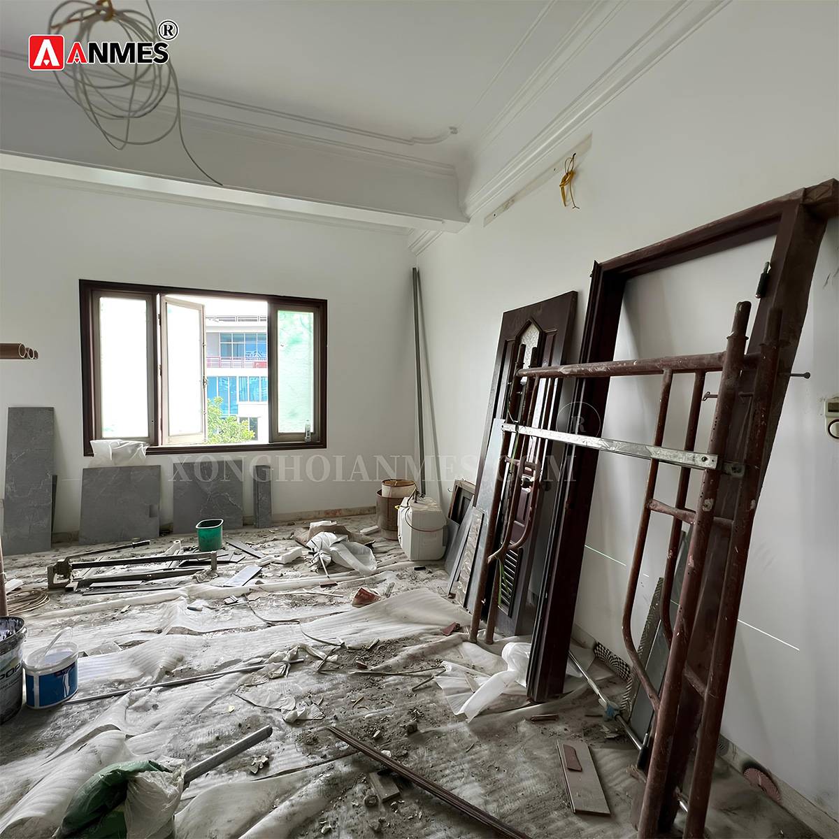 Mặt bằng thiết kế phòng xông hơi gia đình
