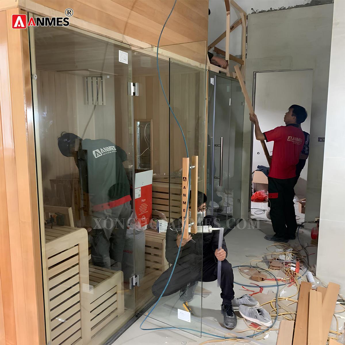 ANMES - Địa chỉ uy tín cung cấp dịch vụ thiết kế lắp đặt phòng xông hơi gia đình

