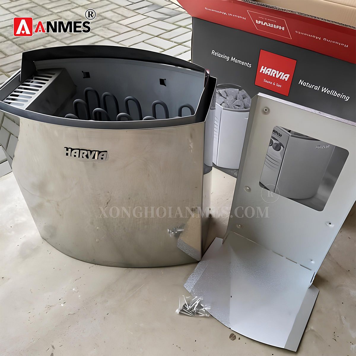 Diện mạo tinh tế, hiện đại của máy xông hơi khô Harvia Vega Pro
