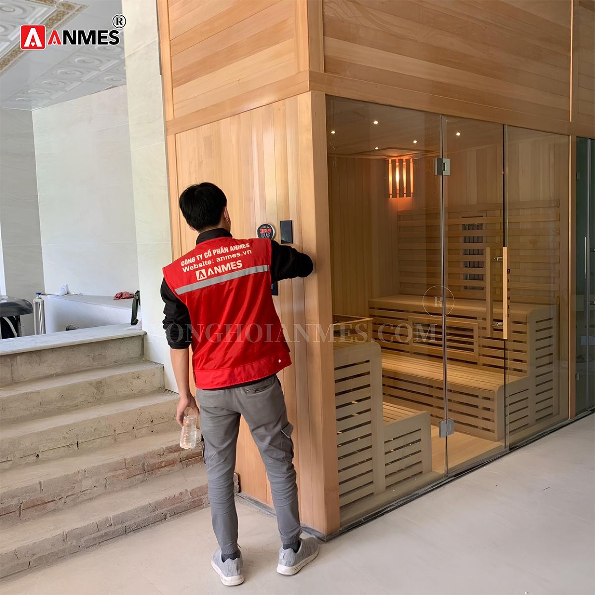 ANMES - Đơn vị thiết kế phòng tắm xông hơi uy tín, chuyên nghiệp tại Hà Nội