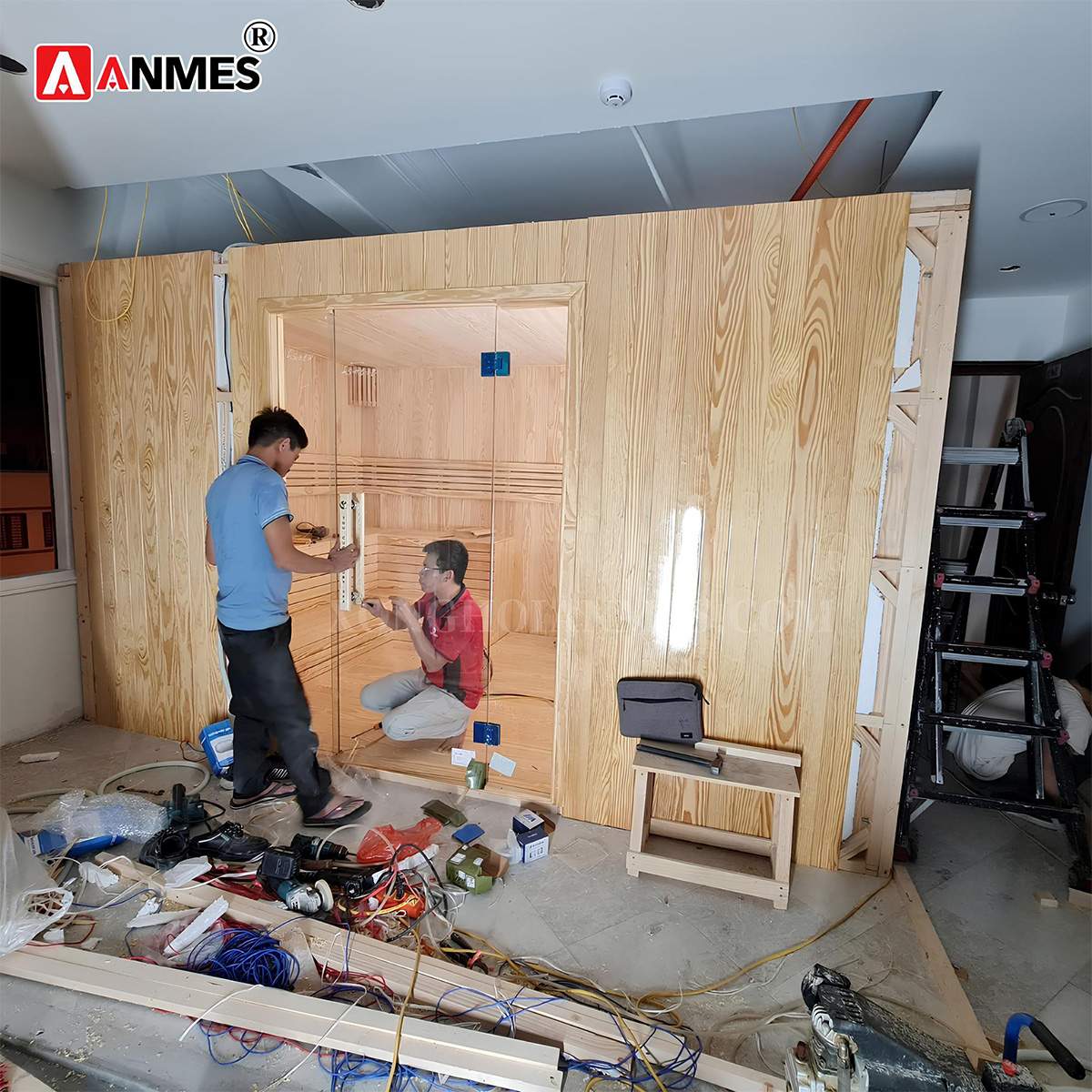 Anmes đơn vị thiết kế thi công phòng xông hơi số 1 miền bắc