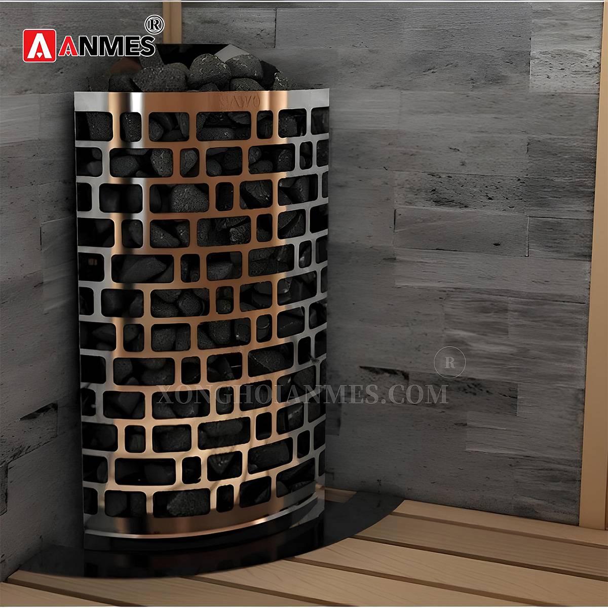 Thiết kế nhỏ gọn, linh hoạt của máy xông hơi khô Sawo Aries Corner
