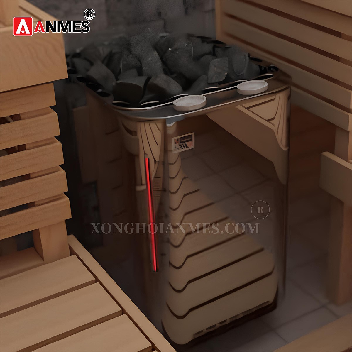 Vỏ máy xông khô Sawo Nordex Combi bền đẹp, chắc chắn

