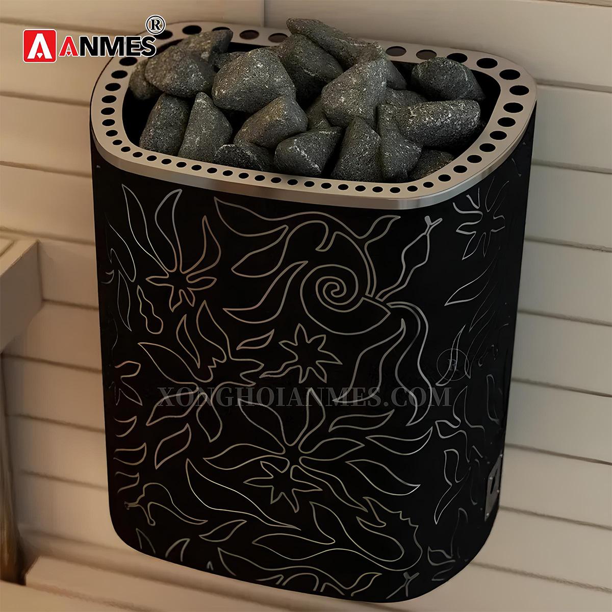 Vỏ máy xông khô bền đẹp của Sawo Scandia Scandifire