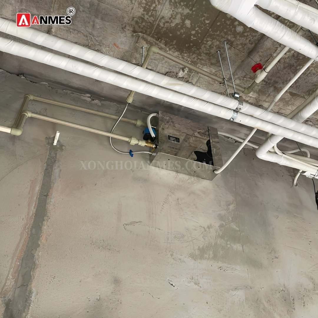 Đường chờ điện nước máy xông hơi ướt tại Hà Đông
