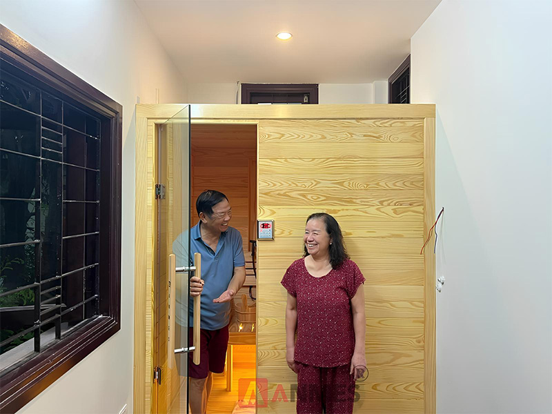 Mách bạn kích thước phòng xông hơi khô gia đình lý tưởng