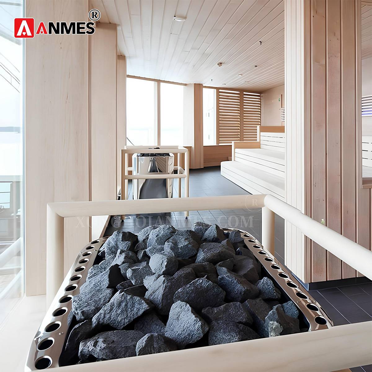 Đá sauna sở hữu khả năng giữ nhiệt tốt
