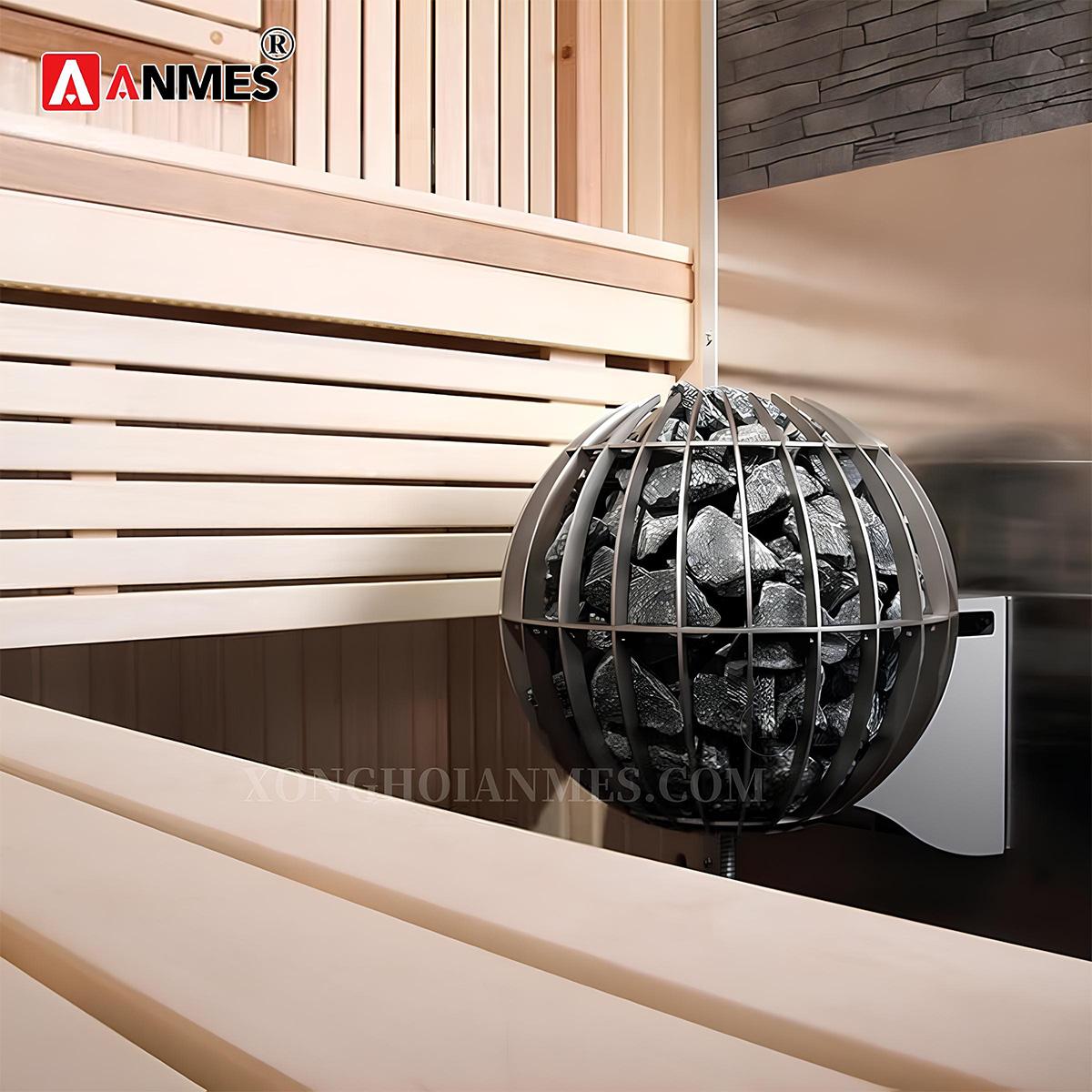 Kết cấu thép không gỉ của máy xông hơi khô Harvia Globe
