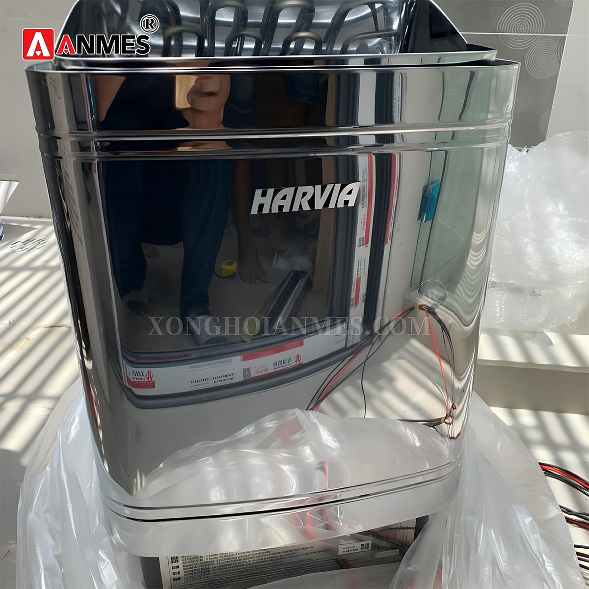 Máy xông hơi khô Harvia Top Steel - Sở hữu khả năng tỏa nhiệt đồng đều