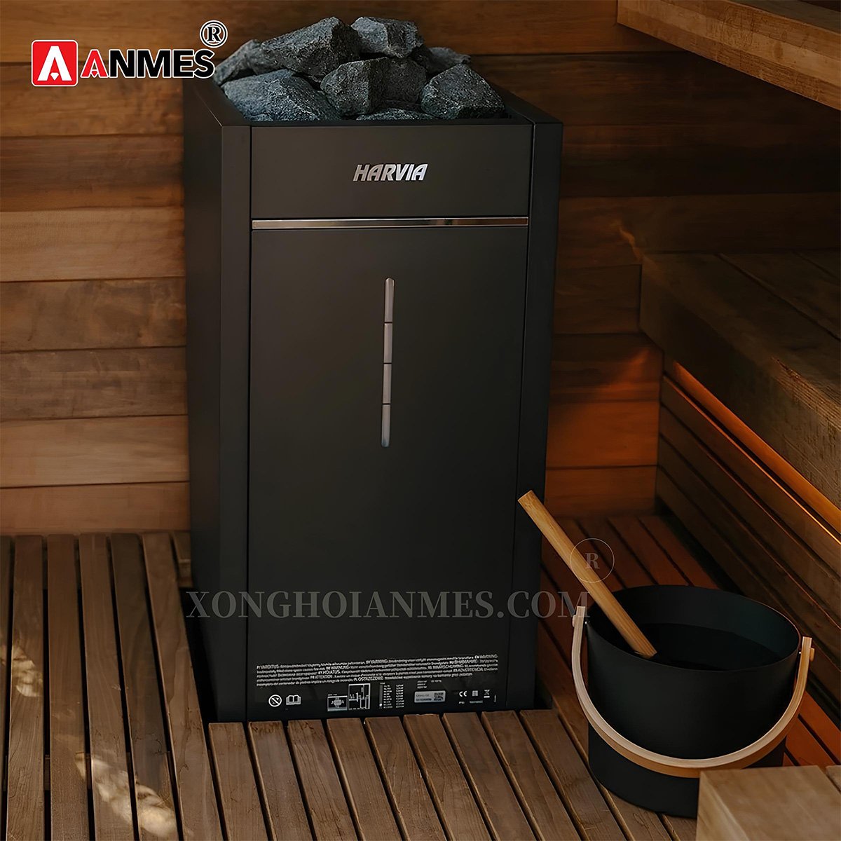 Anmes - Đơn vị cung cấp, lắp đặt máy xông hơi khô Harvia Phần Lan chính hãng, giá tốt