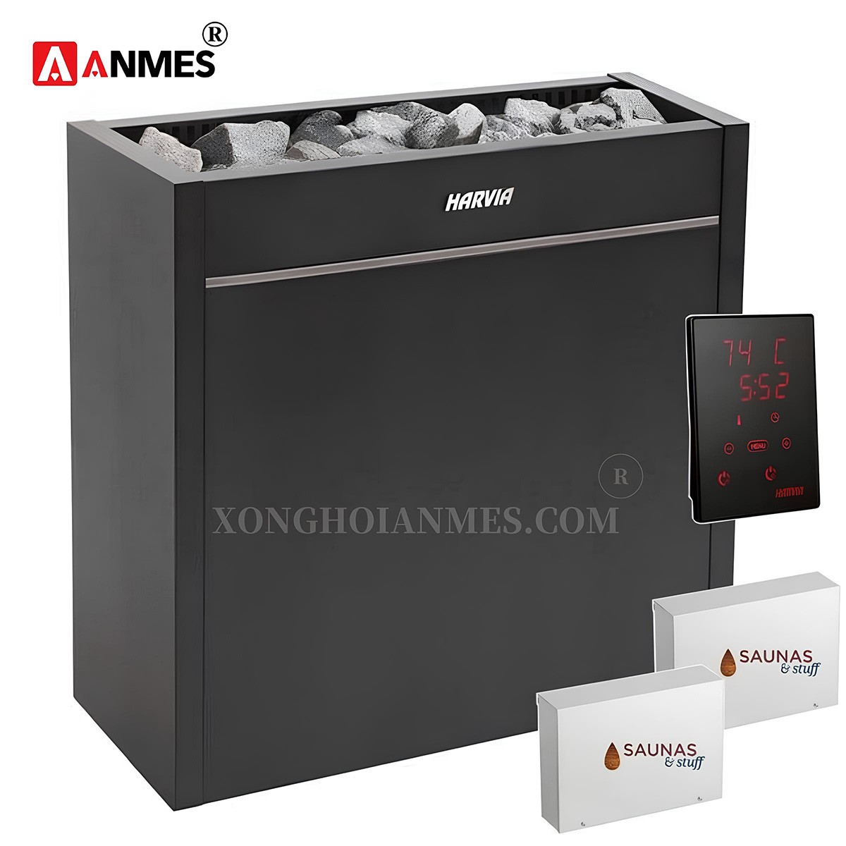 Máy xông hơi khô Harvia Virta Pro sở hữu thiết kế hiện đại, đẳng cấp
