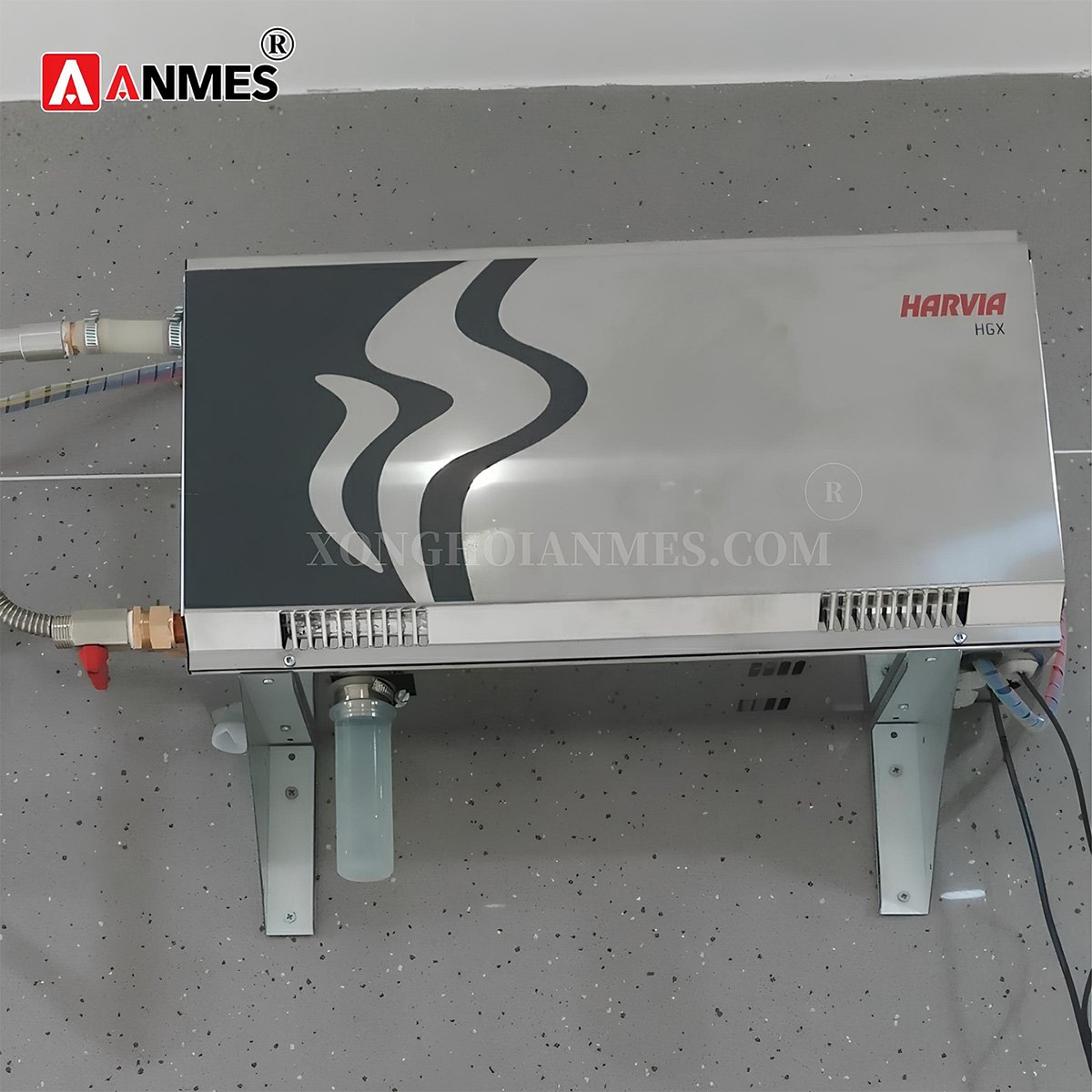 Thiết kế máy xông hơi ướt Harvia HGX nhỏ gọn, tiện nghi
