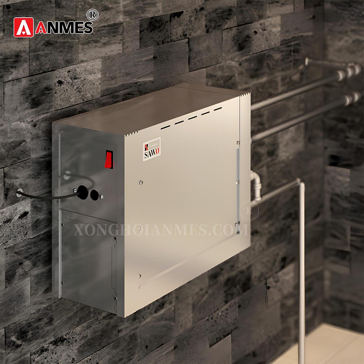 Thời gian làm nóng phòng xông ướt phụ thuộc vào công suất máy xông ướt