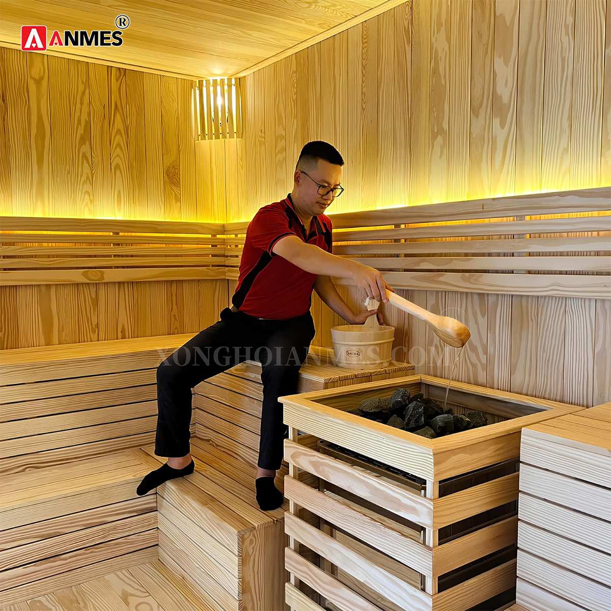 Chi phí lắp đặt xông hơi massage