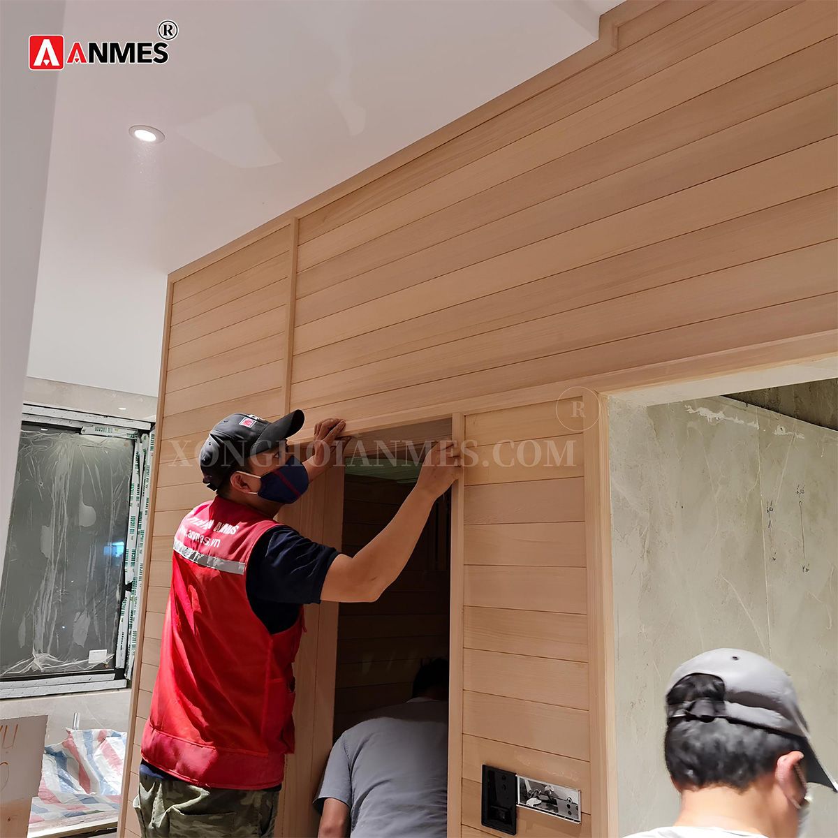 Anmes – Đơn vị thiết kế, thi công phòng xông hơi khô giá tốt