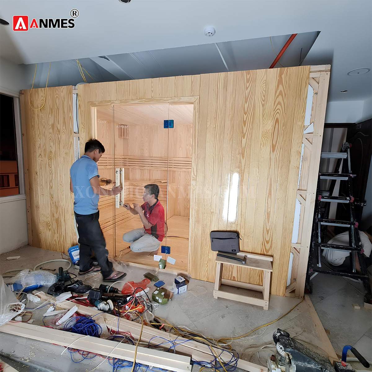 Anmes - Địa chỉ mua sắm máy xông hơi khô Sawo Scandia Scandifire chính hãng