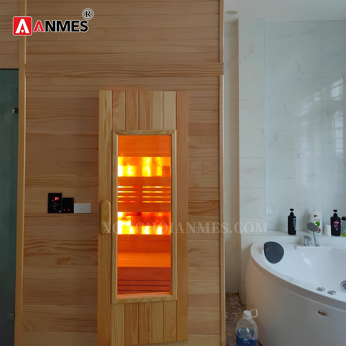 Phòng xông hơi đá muối 2 người cho gia đình tại TP Thanh Hóa