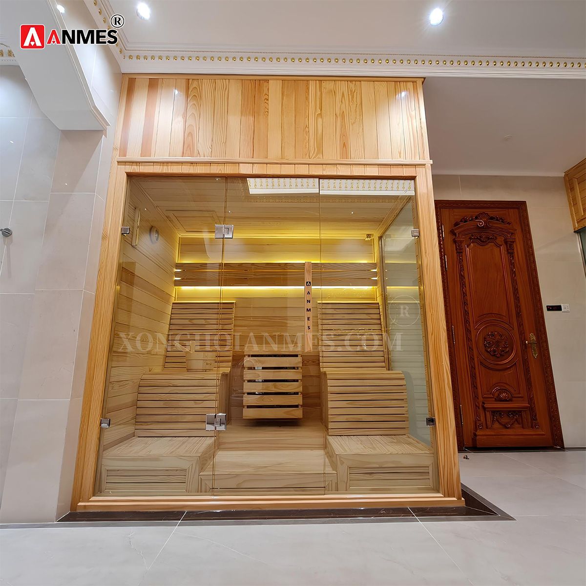 Chọn mẫu phòng khi thiết kế phòng tắm xông hơi