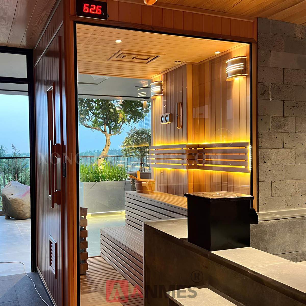Anmes - Đơn vị thiết kế, thi công phòng xông hơi gia đình chất lượng, giá tốt