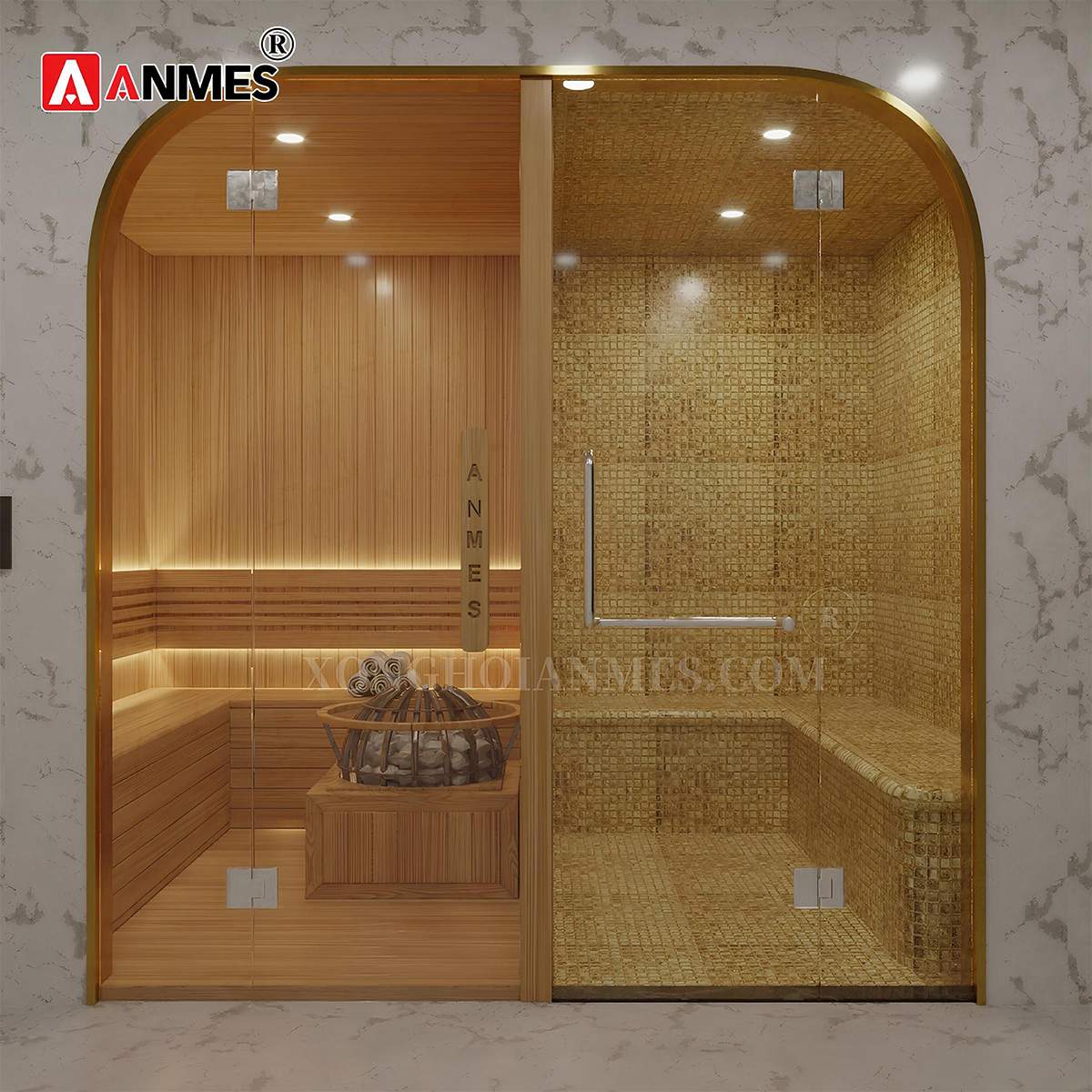 Anmes - Địa chỉ cung cấp, lắp đặt máy xông hơi khô Harvia Virta chính hãng