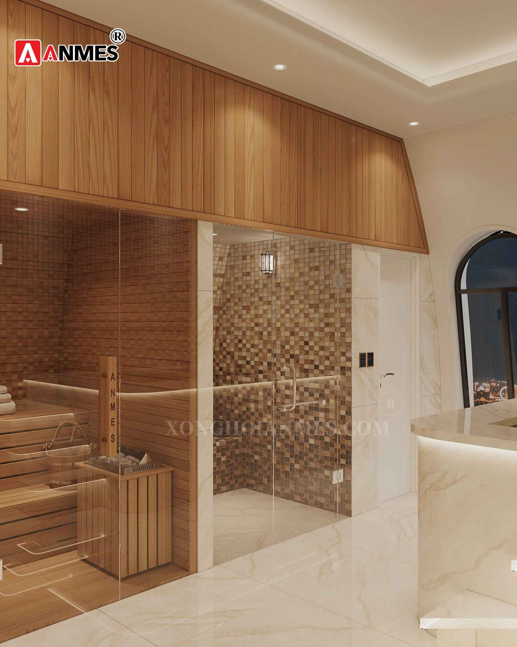 Thi công phòng xông hơi tại Thanh Hóa