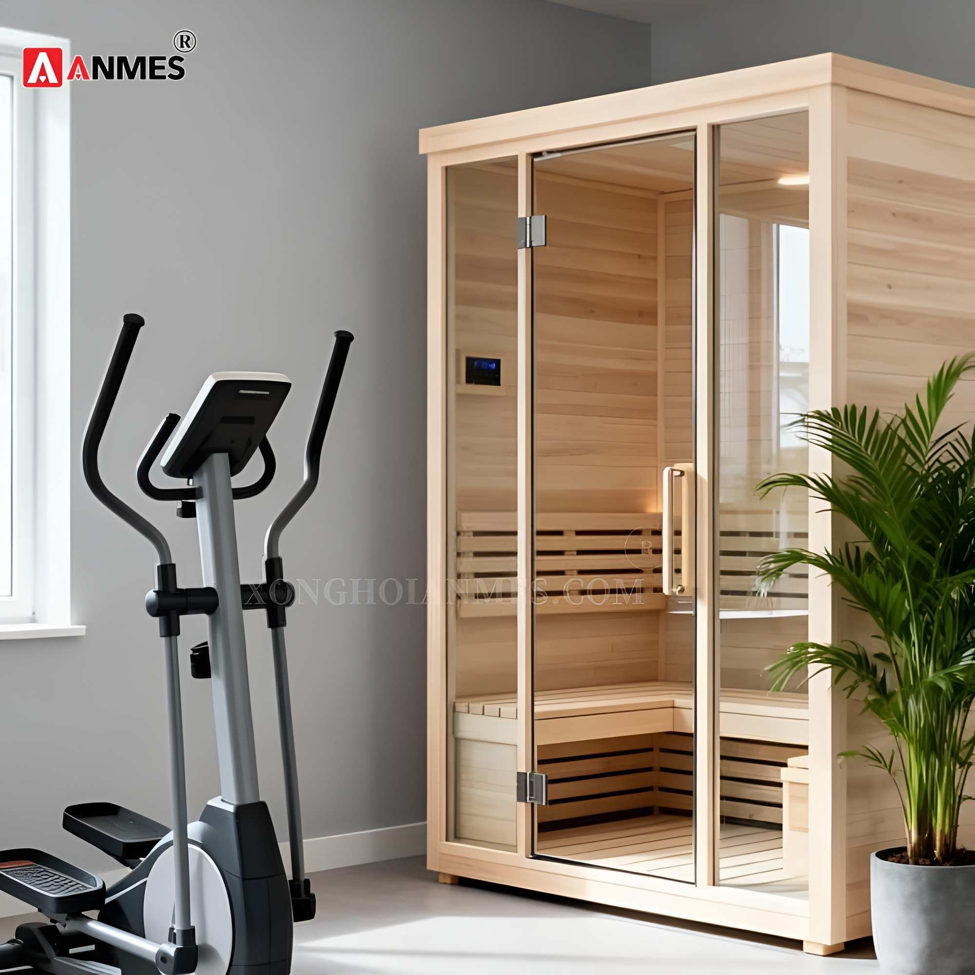 Đơn vị thiết kế, thi công phòng xông hơi cho phòng Gym, sân pickeball