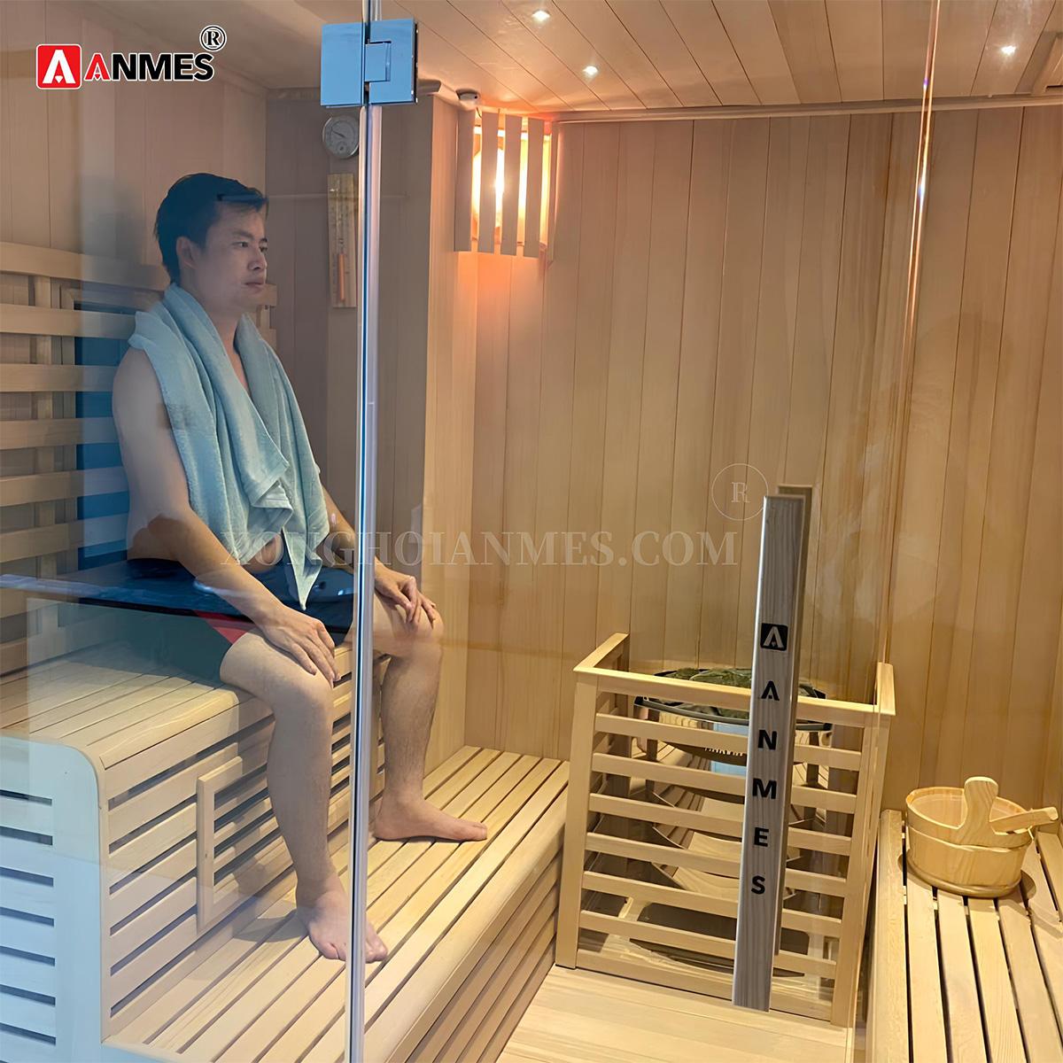 Xông hơi khô tại nhà giúp thư giãn cơ thể
