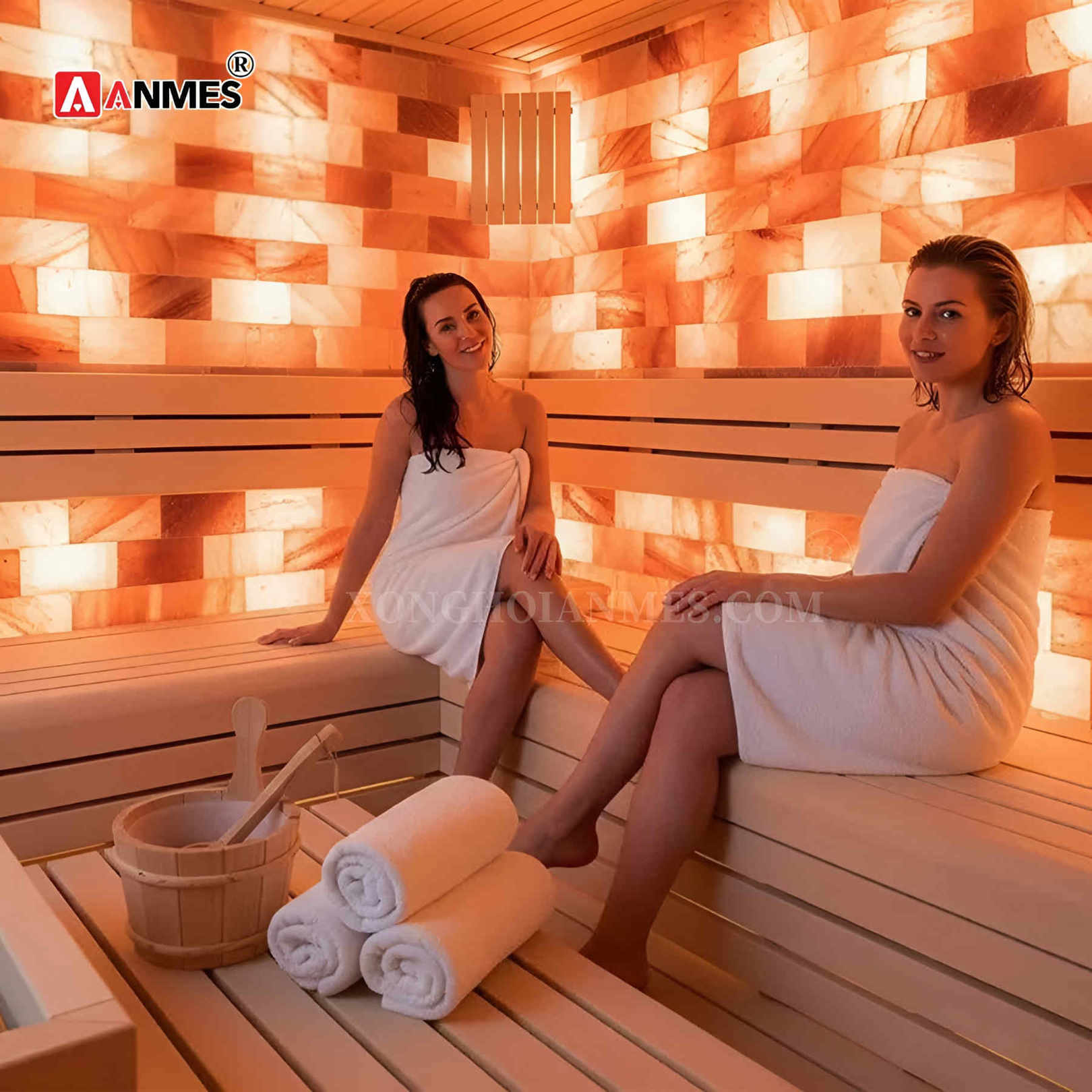 Xông hơi đá muối giúp giảm căng thẳng, tăng cảm giác thư giãn