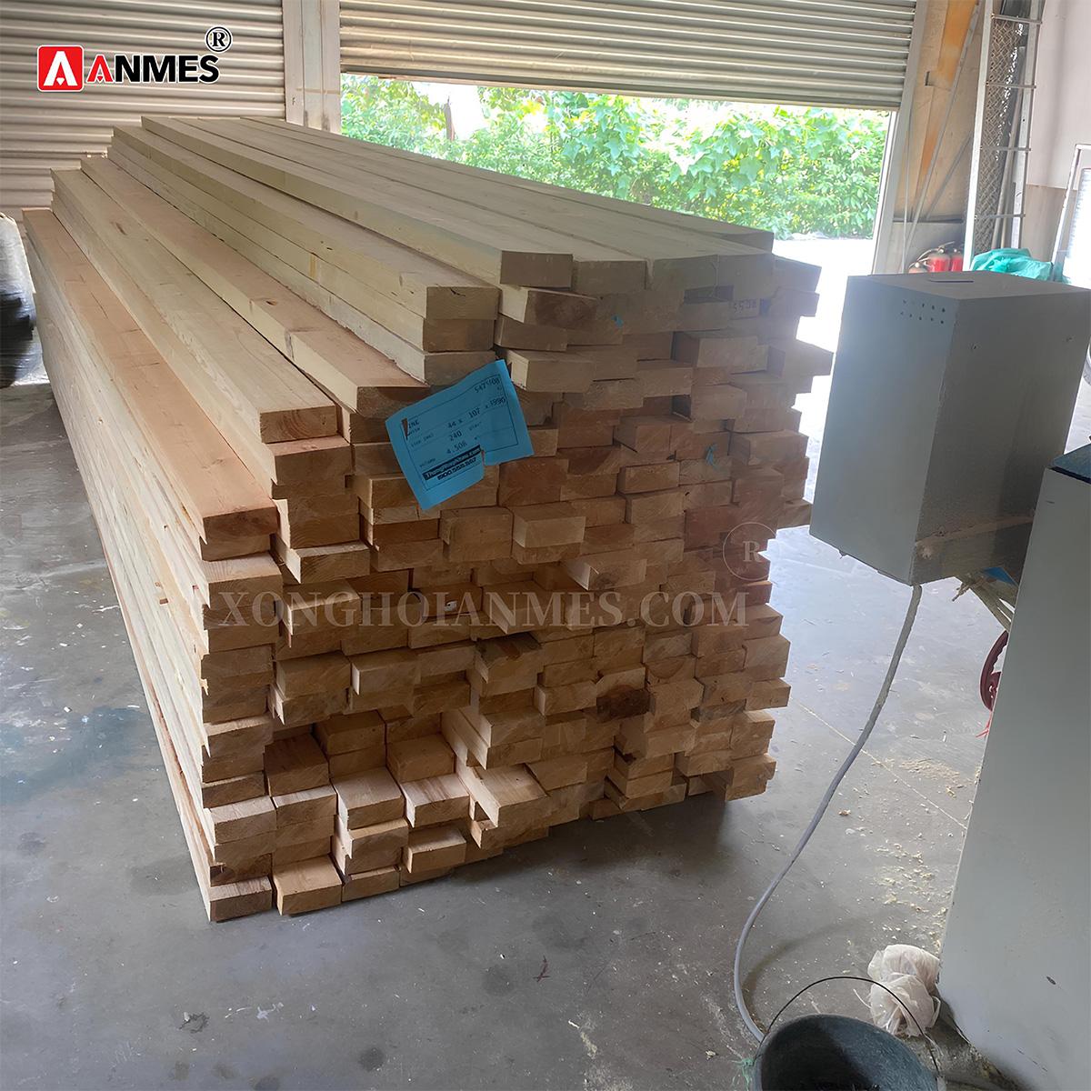 Vật liệu gỗ lắp đặt phòng xông khô
